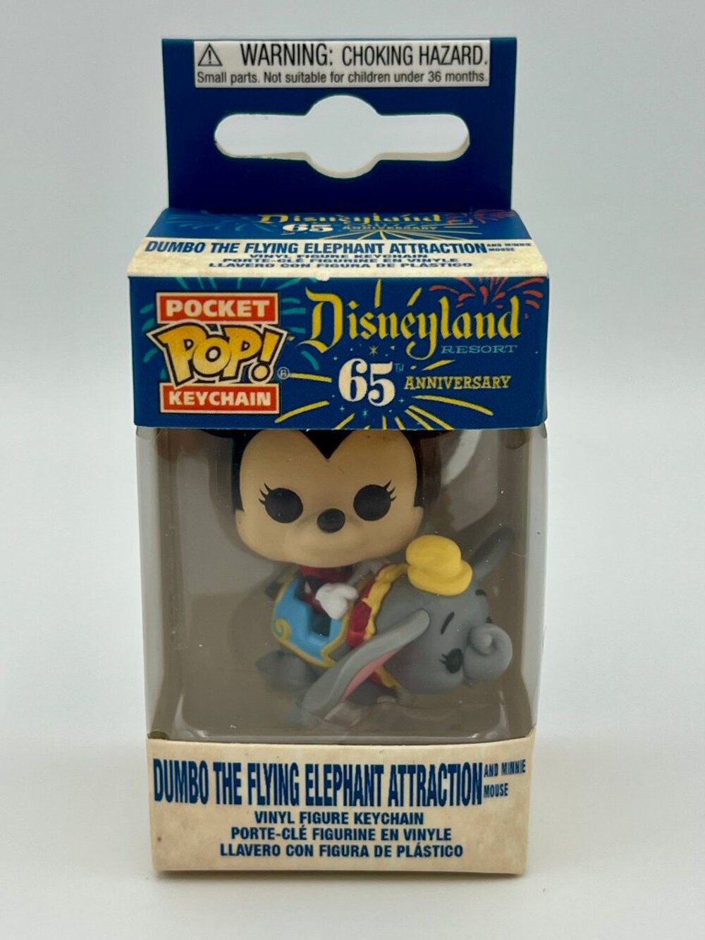 Funko Pop! Pocket Keychain Disney 65th Anniv. Dumbo Flying Ride w/ Minnie Mouse